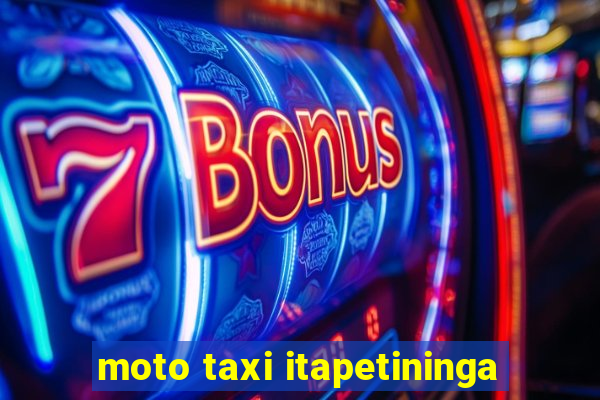 moto taxi itapetininga